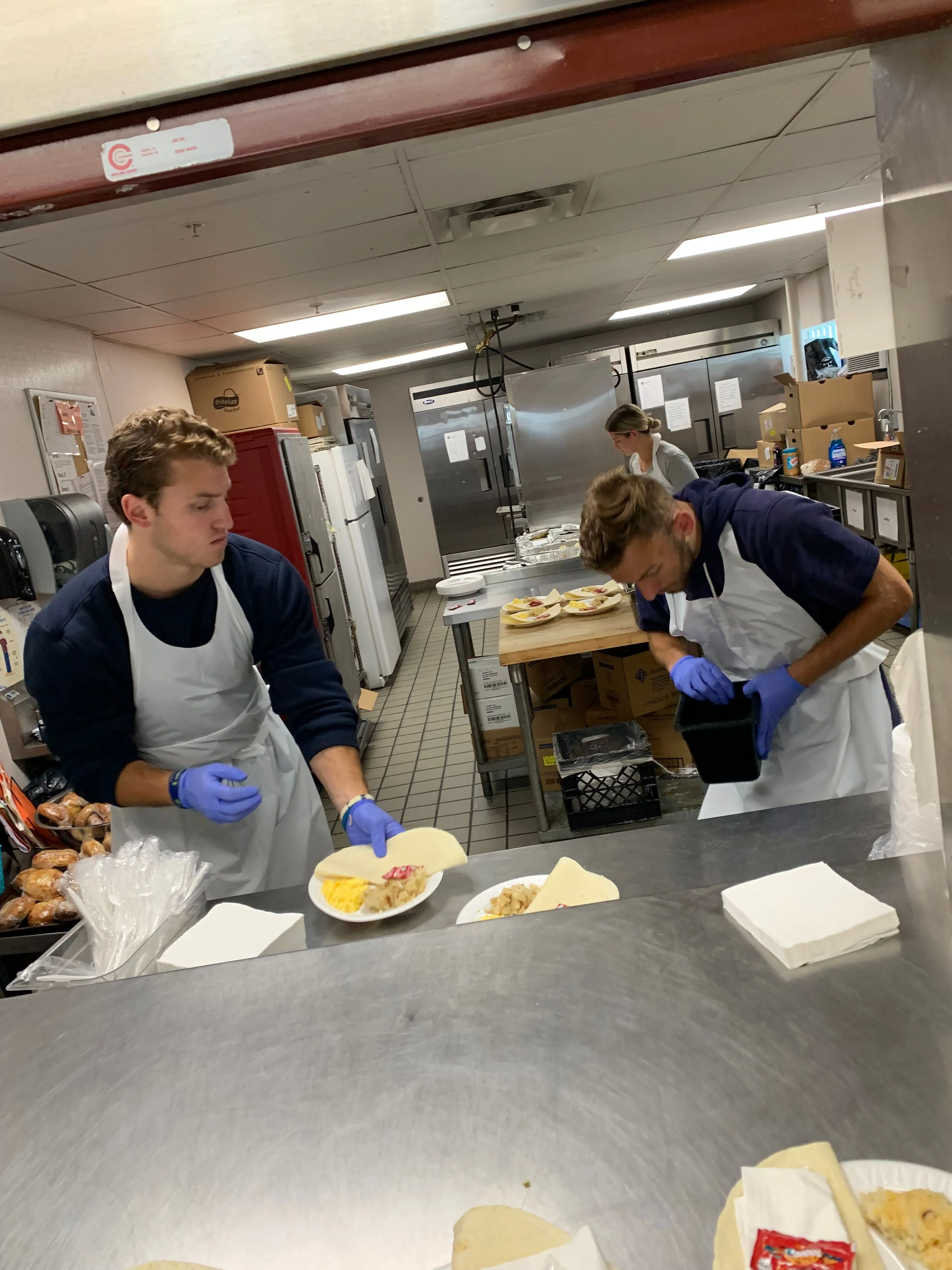 A More Than Food breakfast service event in progress